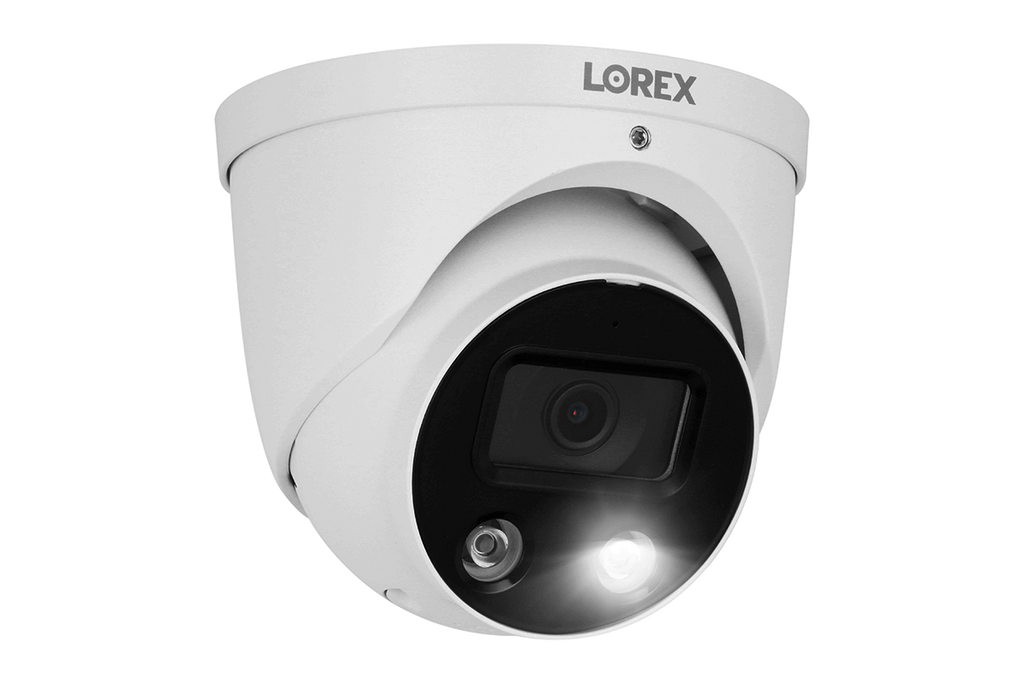 Lorex H13 4K IP Wired Dome Security Camera with Smart Deterrence and Smart Motion Detection