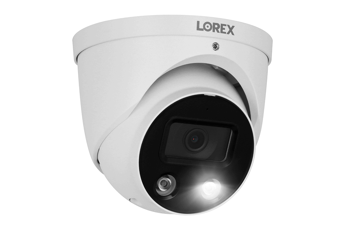 Lorex H13 4K IP Wired Dome Security Camera with Smart Deterrence and Smart Motion Detection