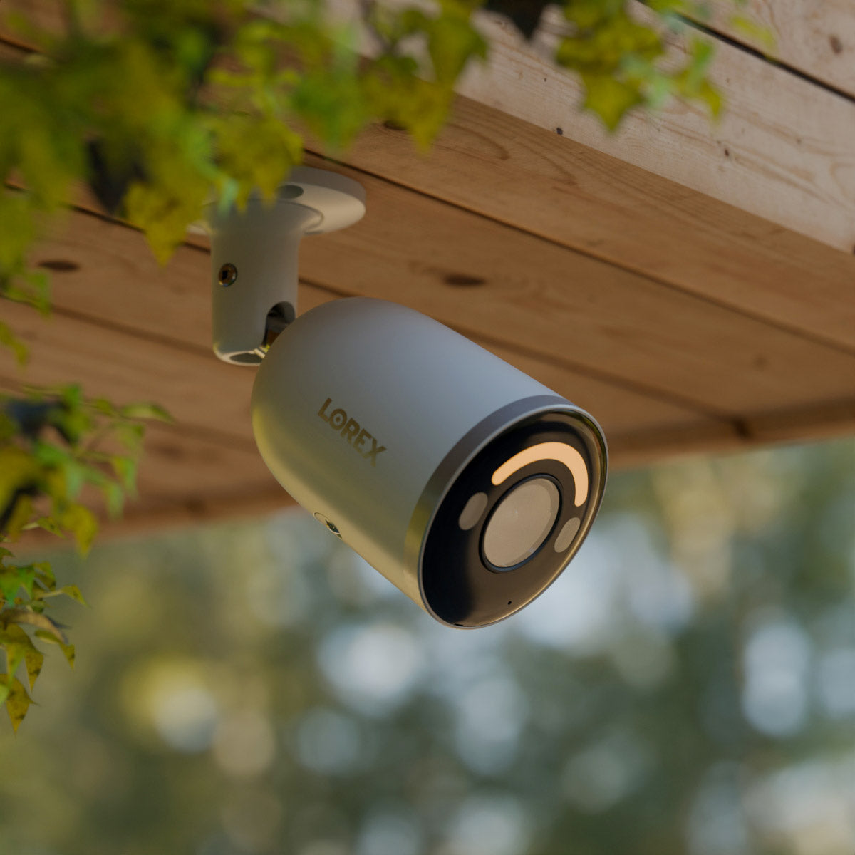 Lorex H12 4K IP Wired Bullet Security Camera with Smart Security Lighting and Smart Motion Detection