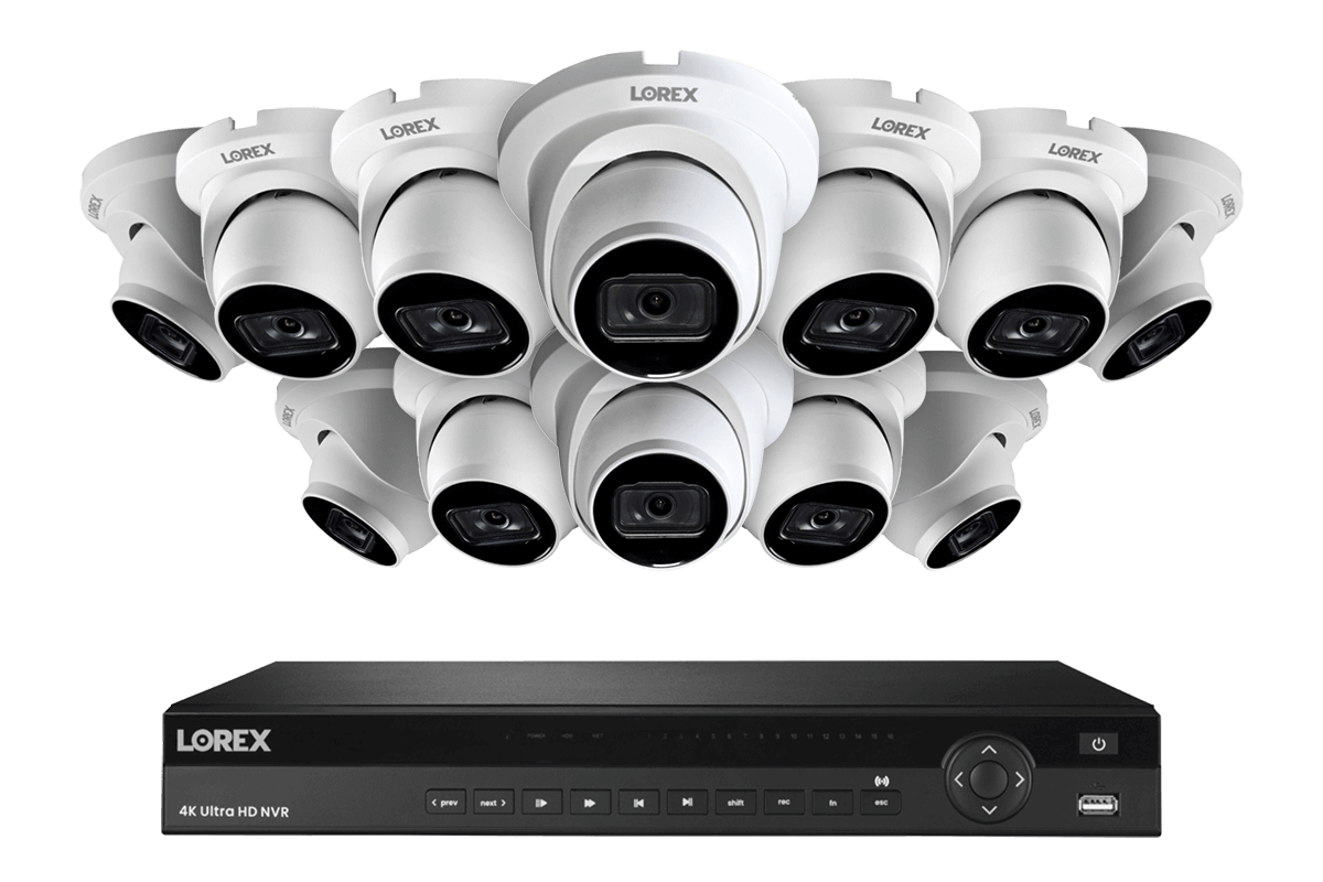 Lorex 4K 16-Ch NVR System, Nocturnal 3 dome cameras – view 9