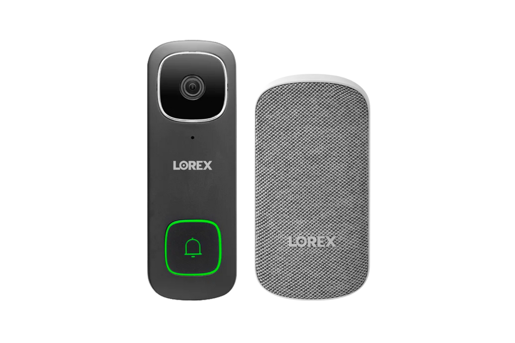 Lorex 2K Wi-Fi Wired Video Doorbell with Chime Kit (32GB)