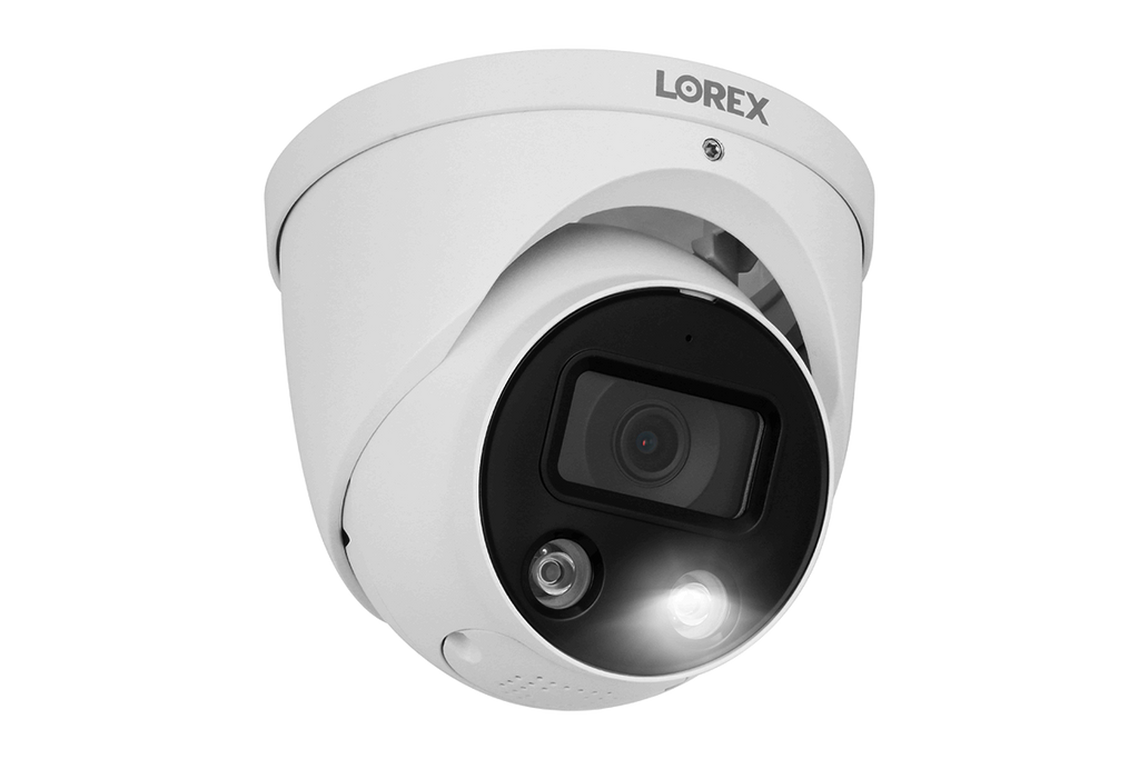 Lorex H13 4K IP Wired Dome Security Camera with Smart Deterrence and Smart Motion Detection