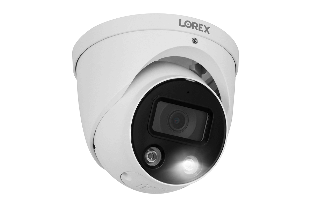Lorex H13 4K IP Wired Dome Security Camera with Smart Deterrence and Smart Motion Detection
