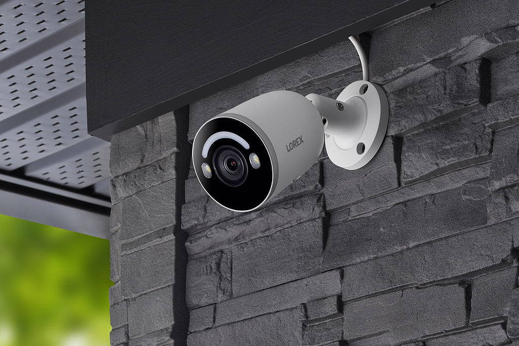 Lorex H14 4K IP Wired Bullet Security Camera with Smart Security Lighting and Smart Motion Detection