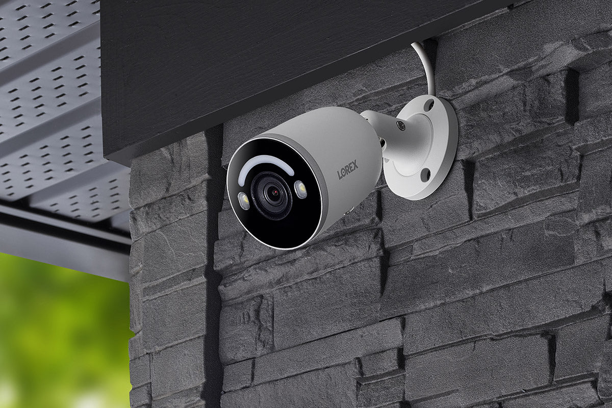 Lorex H14 4K IP Wired Bullet Security Camera with Smart Security Lighting and Smart Motion Detection