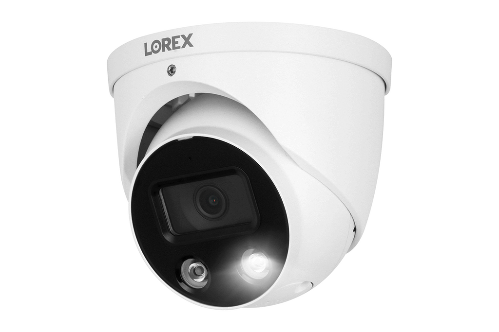 Lorex H13 4K IP Wired Dome Security Camera with Smart Deterrence and Smart Motion Detection