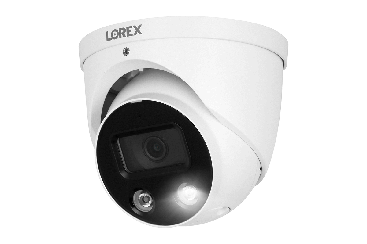 Lorex H13 4K IP Wired Dome Security Camera with Smart Deterrence and Smart Motion Detection
