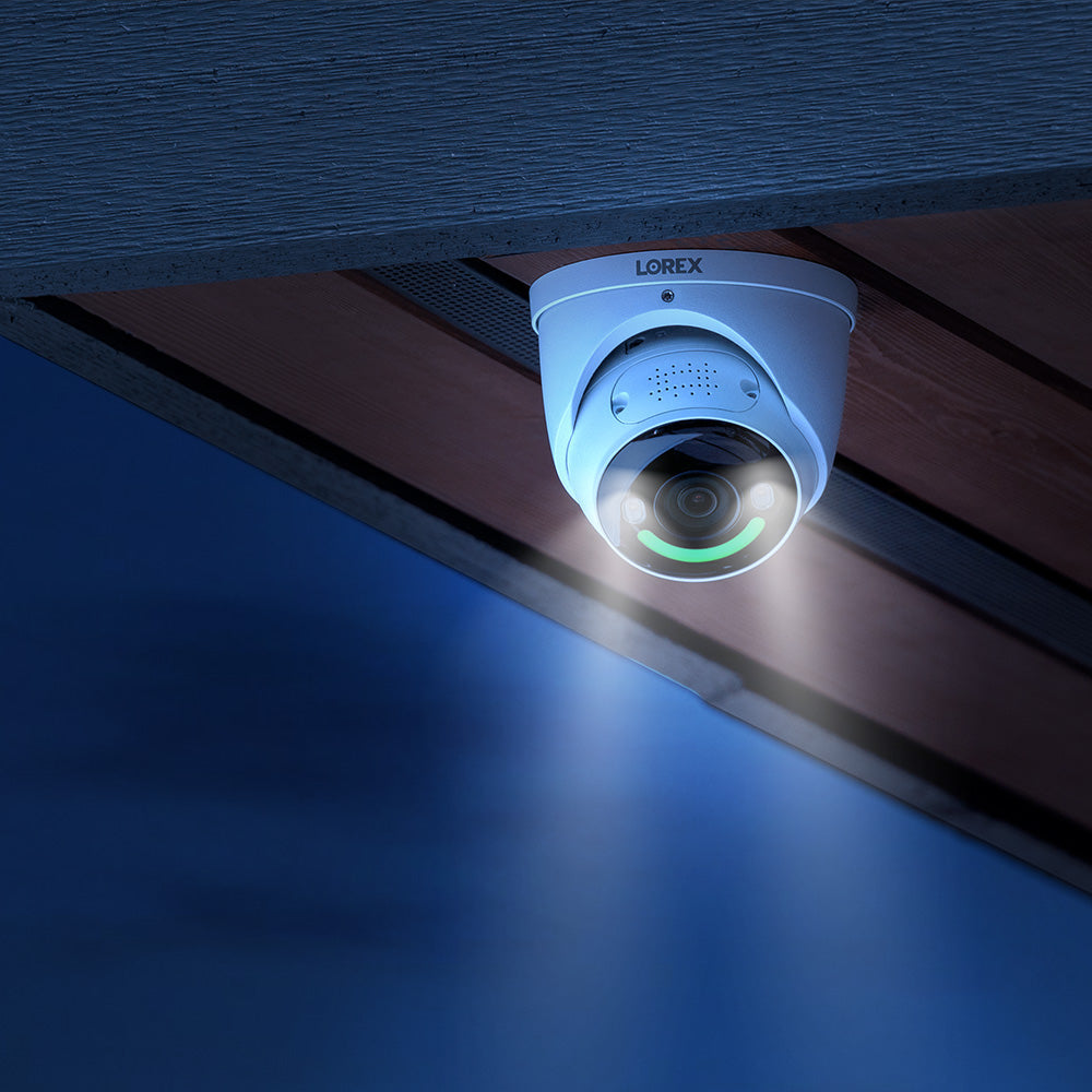 Lorex H30 4K+ Ultra HD 12MP Smart Security Lighting Deterrence Dome AI PoE IP Wired Camera