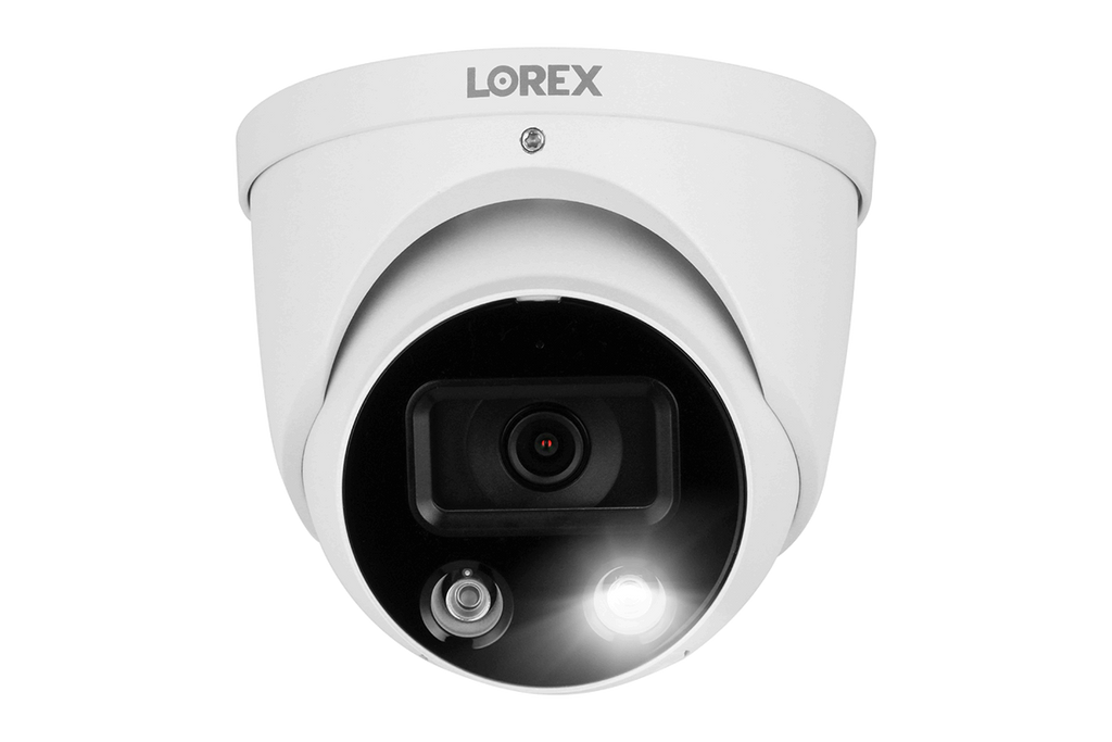 Lorex H13 4K IP Wired Dome Security Camera with Smart Deterrence and Smart Motion Detection