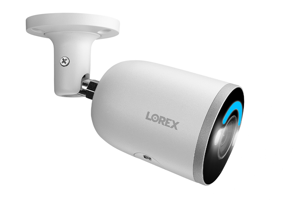 Lorex H14 4K IP Wired Bullet Security Camera with Smart Security Lighting and Smart Motion Detection