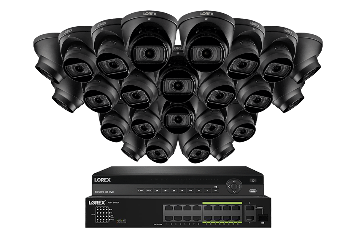 Lorex 4K 32-Ch NVR System, Nocturnal 3 turret cameras – view 5