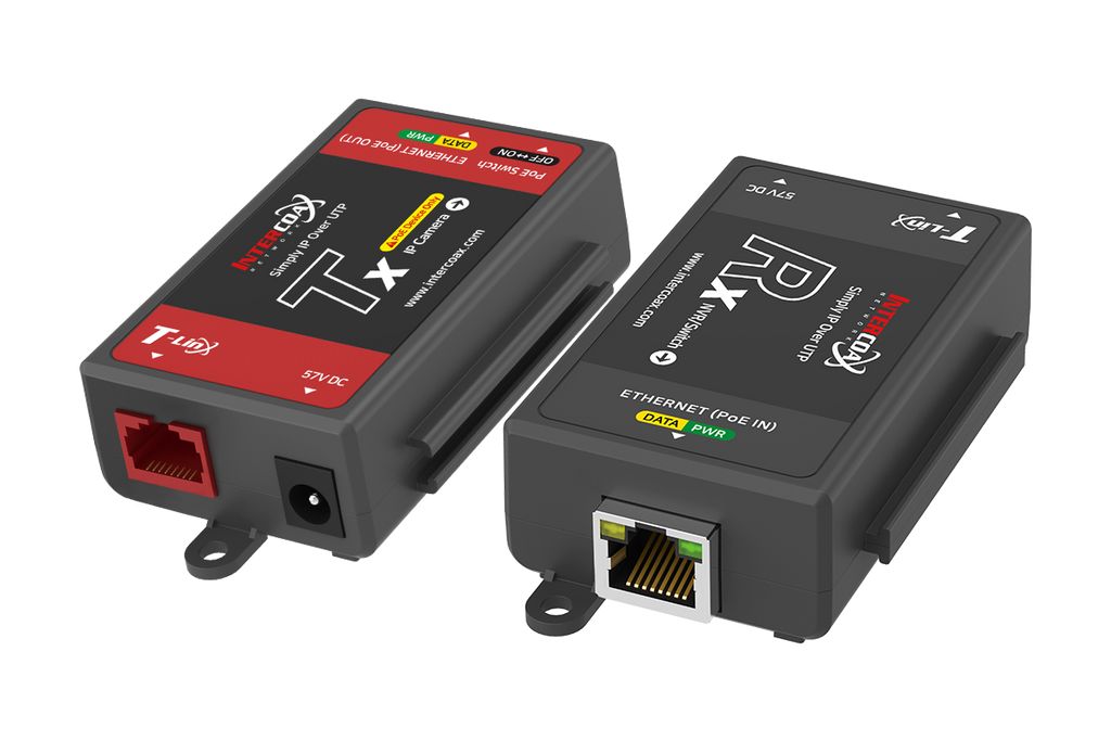 Single Port IP & PoE Cat5e Extender Set (400m/1300ft end-to-end converters) – view 4