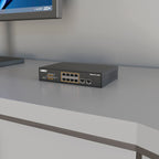 Lorex 8-Port Ethernet Gigabit Ethernet PoE+ Unmanaged Switch with 120W PoE Budget – view 4