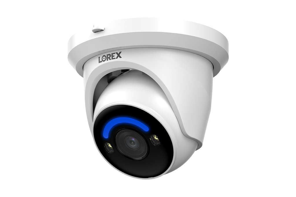 Lorex H12 4K IP Wired Turret Camera, Smart Security Lighting