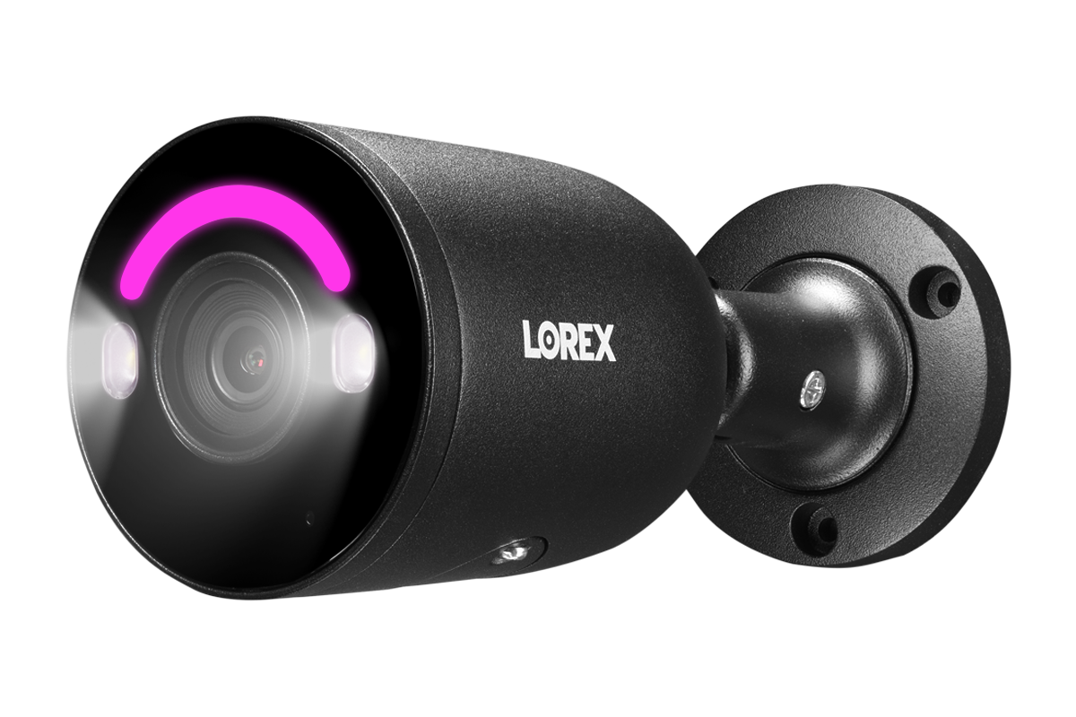 Lorex H14 4K IP Wired Bullet Security Camera with Smart Security Lighting and Smart Motion Detection