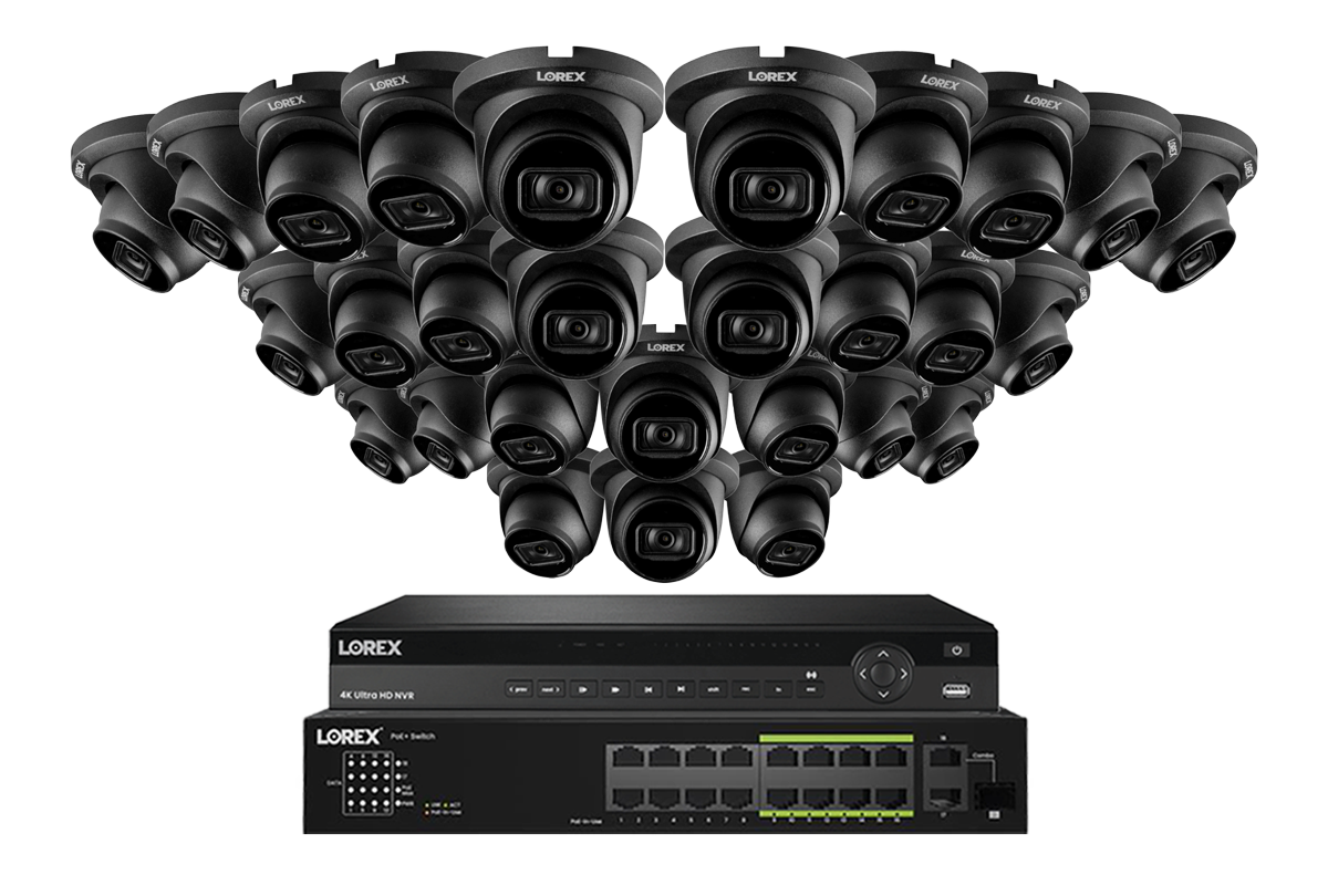 Lorex 4K 32-Ch NVR System, Nocturnal 3 turret cameras – view 5