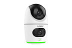 Lorex 2K Dual Lens Indoor Pan-Tilt Wi-Fi Camera (32GB)