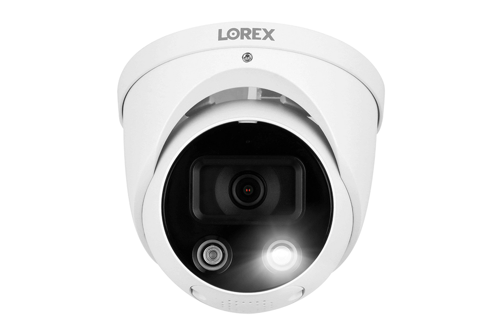 Lorex H13 4K IP Wired Dome Security Camera with Smart Deterrence and Smart Motion Detection