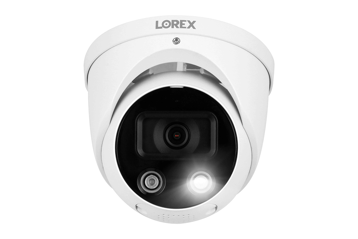 Lorex H13 4K IP Wired Dome Security Camera with Smart Deterrence and Smart Motion Detection