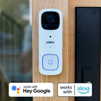 Lorex 2K Wi-Fi Battery Video Doorbell with Chimebox (32GB) – view 2