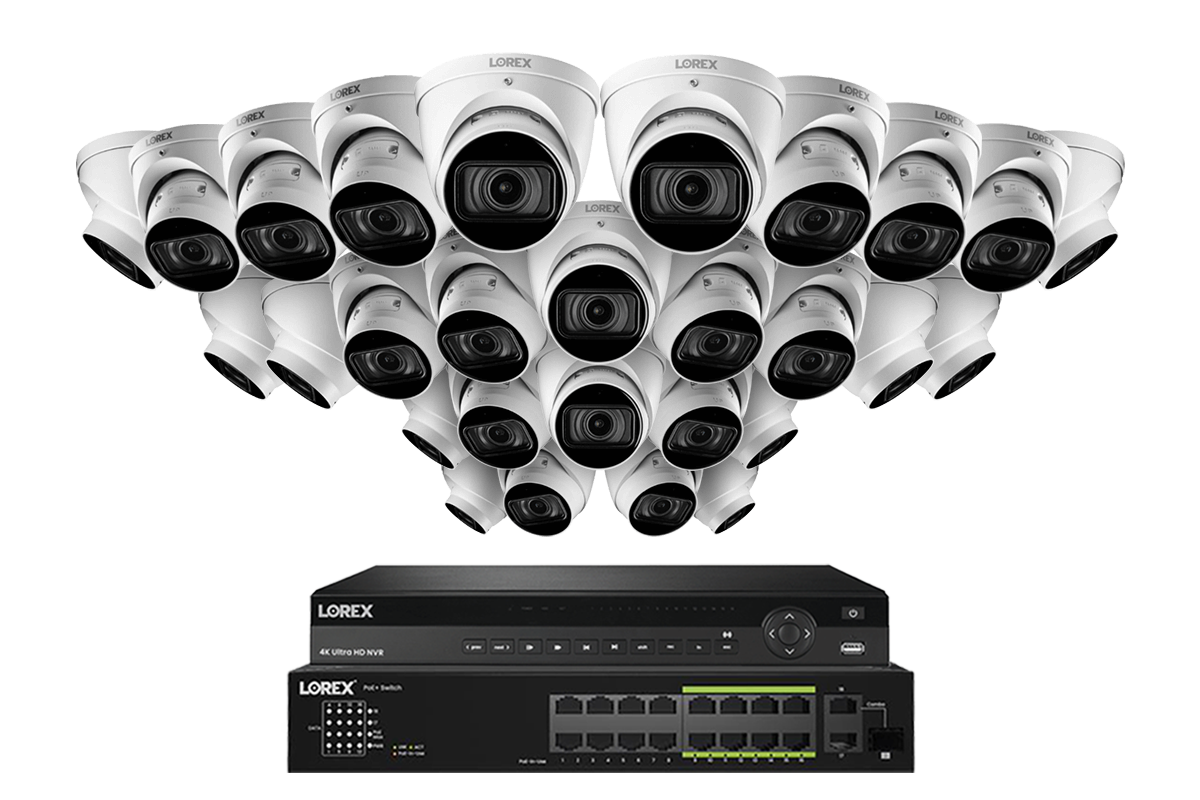 Lorex 4K 32-Ch NVR System, Nocturnal 3 turret cameras – view 10