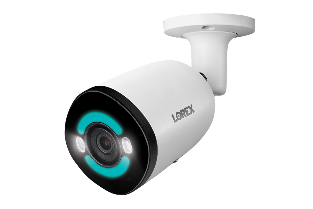 Lorex H30 4K+ 12MP IP Wired Bullet Security Camera with Smart Security Lighting
