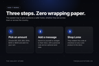 How The Galaxy Store gift card works: pick an amount, add a message, then shop Lorex